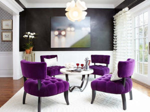 Violet-chairs-and-red-tableware